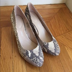 Rockport Python Snake Pumps Adiprene Adidas, 10.5